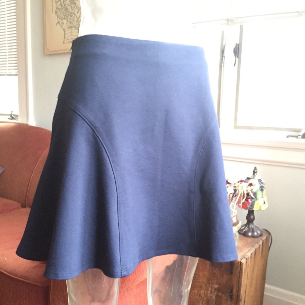 Banana Republic navy skate skirt